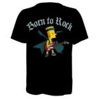 Bart Simpson Shirt - Born to Rock